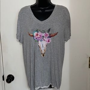 Western Skull Floral